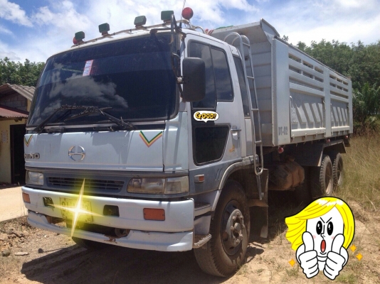 HINO FM 1 J 210 Hp ดัมพ์สามมิตรลอนเฉียงงามๆครับ  (ทีมงานรถคุณภาพ)