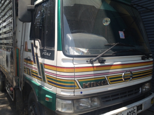 ขาย HINO FC4J เครื่ิอง JO5C กระบะเหรดพื้นไม้  ปี46