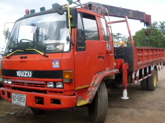 ขายรถบรรทุก6ล้อติดเครน ISUZU