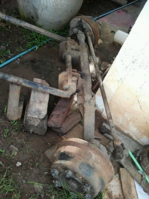 ขายคานหน้าพร้อมกันโคงสภาพดีทั้งชุด