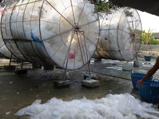 รับประกอบทำเครื่องซักล้างถุงพลาสติก