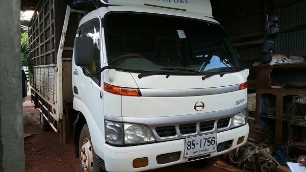 ขาย ***ดาวน์***เปลี่ยนสัญญา 6ล้อ HINO DUTRO ปี48/05 เครื่องเดิม เกียร์เดิม เครื่องWO4D-TK 120HP TURBO แห้งกริ๊ป ไม่มีเยิ้ม ช่วงล่างเดิมๆคัสซีสวยเดิมโรงงาน กระบะยาว5.30ม. พื้นไม่คอกเหล็ก สภาพดี ไม่มีผุ ยาง9.50ขอบ17.5 สวย6เส้น หัวบางเดิมภายในสวยครบ แอร์เย็น