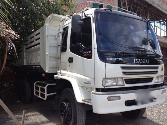 รถอีซูซุ 10 ล้อดั้ม FXZ 270 แรงม้า ปี 49  ( รถวิ่ง 11x,xxx กม. ) สนใจติดต่อ 081 - 6079515