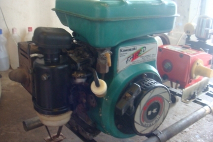 เครื่อง4จังหวะkawasaki FA130D 129CC สภาพดีสตารทติดง่าย