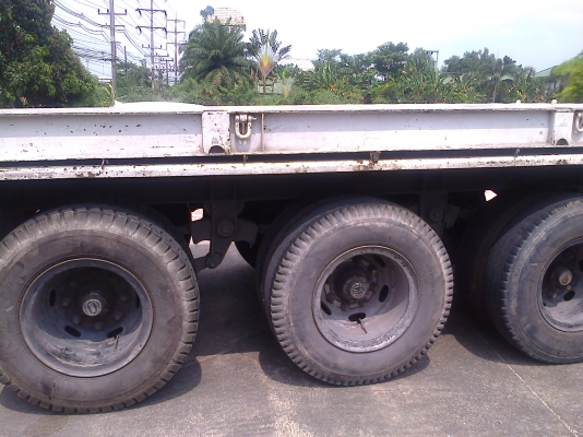 หางพื้นเรียบ3คานแท้ยาว12ม.ของV.HITAC ชลบุรีสภาพสวยใช้ได้