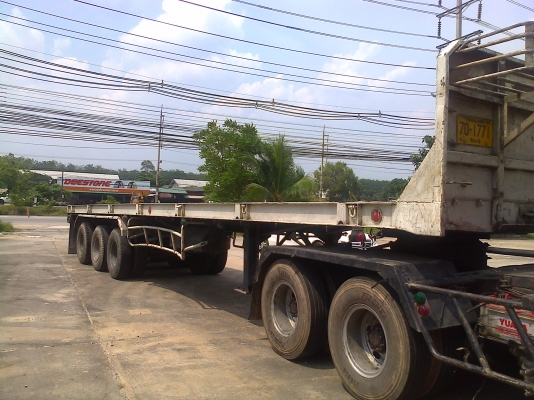 หางพื้นเรียบ3คานแท้ยาว12ม.ของV.HITAC ชลบุรีสภาพสวยใช้ได้