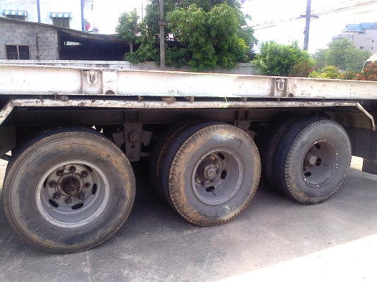 หางพื้นเรียบ3คานแท้ยาว12ม.ของV.HITAC ชลบุรีสภาพสวยใช้ได้