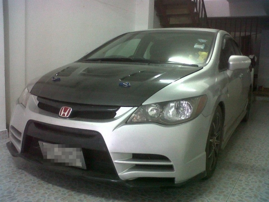 ขายฝากระโปรง Civic Fd 2010 Ings+1 Carbon เคฟล่า ลาย1 ราคา 12,000 บาท เปลี่ยนแนวครับ