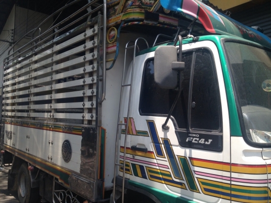 ขายหกล้อ HINO FC4J JO5C กระบะเหรด พื้นไม้สวยทั้งคันพร้อมใช้