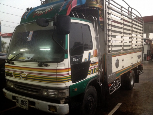 ขายหกล้อ HINO FC4J JO5C กระบะเหรด พื้นไม้สวยทั้งคันพร้อมใช้