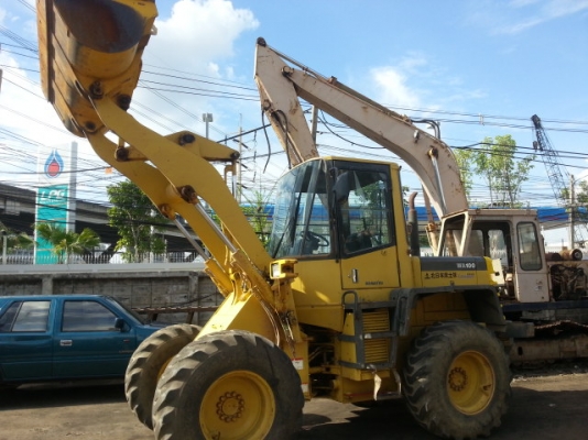 รถตักล้อยาง  WA100-3-60043  สภาพสวย เพิ่งเข้ามาถึงไทย  โทร.081-373-0559