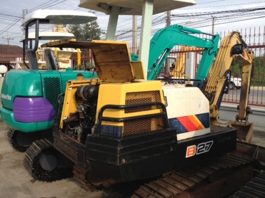 รถขุดเล็ก YANMAR B27 มือสอง นำเข้าจากญี่ปุ่น พร้อมใช้งาน