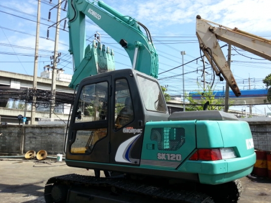 รถขุดดิน SK120-1-LP-06163 (SK120 (มาร์ค ทรี) สภาพสวย  นำเข้าจากญี่ปุ่น โทร. 081-373-0559