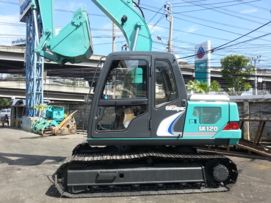 รถขุดดิน SK120-1-LP-06163 (SK120 (มาร์ค ทรี) สภาพสวย  นำเข้าจากญี่ปุ่น โทร. 081-373-0559