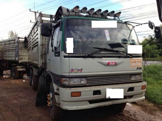 ขายรถสิบล้อ HINO FM 3M  พ่วงแม่ลูก ดั้ม รถเดิมบาง ออกห้าง รถสวยจริง