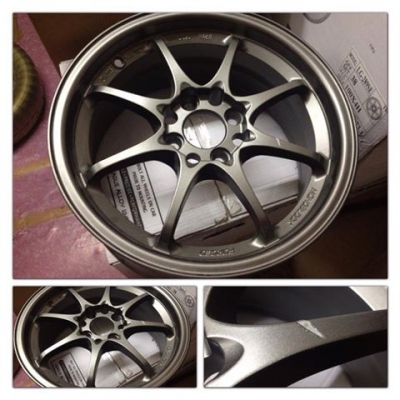 ขายแม็กใหม่ล้อโชว์ CE28. สีเทากัล ขอบ15 4 รู100 ราคา 9,500 บาท ***แถม น็อต-จุ๊บ Ray. พร้อมใส่ฟรี***