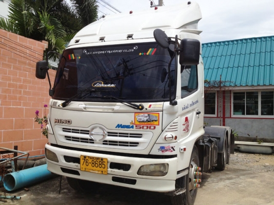 ขาย 10 ล้อหัวลาก HINO MEGA 260 แรงม้า ปี 49