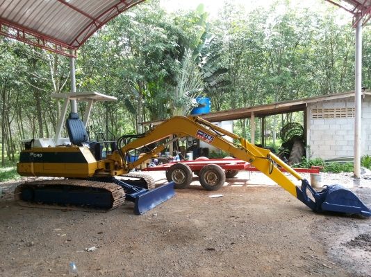 ขายแบคโฮ  pc  40-6  พร้อมหางลาก