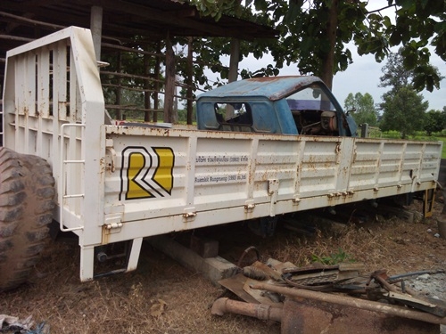 กระบะเหล็ถอดลงจาก มิตรซู ยาว6 เมตร