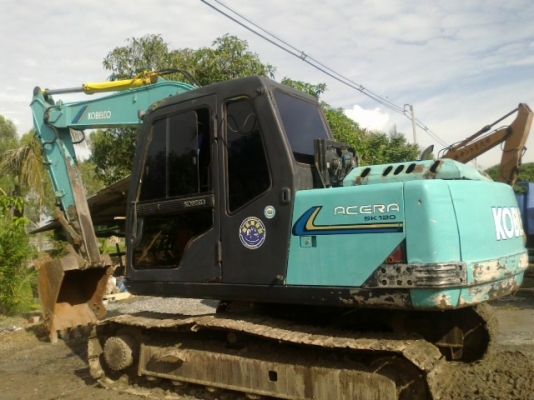 ขายรถแบคโฮKOBELCO SK100 mark3 ไฟฟ้าครบหรือแลก6ล้อดั้ม