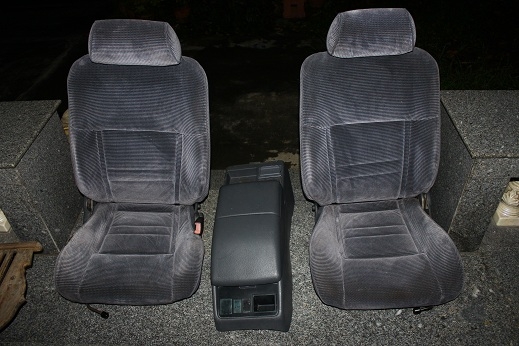 ขายเบาะ custom คู่หน้า สีเทา