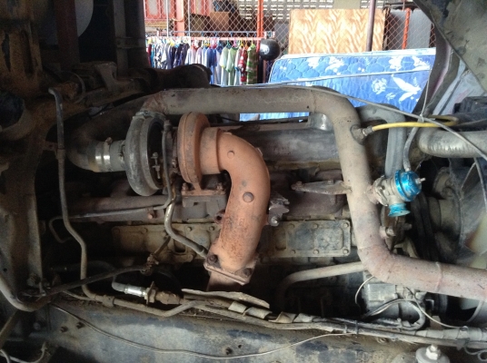 ขายสิบล้อดั้ม-แม่ลูกMITSUBISHI527S เทอร์โบอินเตอร์ลูก3คานยัดNGV6ถัง
