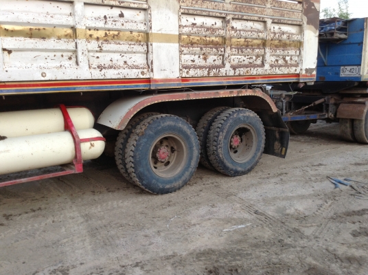 ขายสิบล้อดั้ม-พ่วงแม่ลูกMITSUBISHI527Sเทอร์โบอินเตอร์เกียร์อินตั้นลูก3คานยัดNGV6ถัง