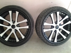 แม็กkaranza lxz19นิ้วvipแท้พร้อมยางถูก