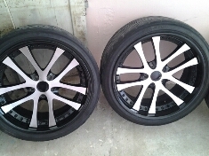 แม็กkaranza lxz19นิ้วvipแท้พร้อมยางถูก