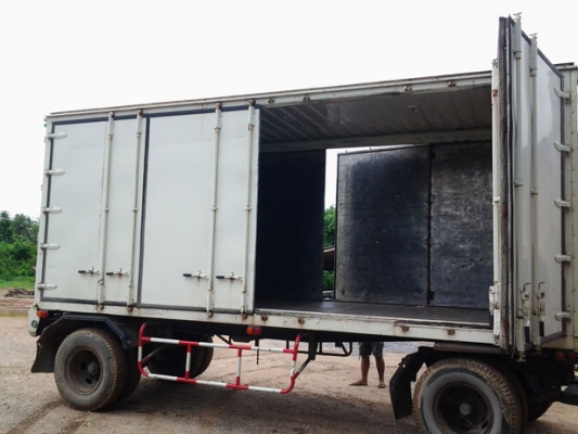 6ล้อตู้10บาน7.50ม.พร้อมลูกพ่วง HINO MEGA FG