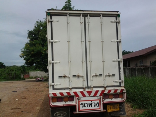 6ล้อตู้10บาน7.50ม.พร้อมลูกพ่วง HINO MEGA FG