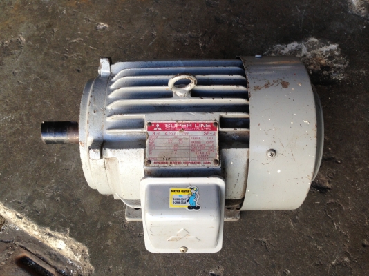 ขายมอเตอร์ mitsubishi 3 HP. 380 V 1450 RPM. สภาพสวยมาก วิ่งนิ่ม เดิมๆ รับประกันคุณภาพ