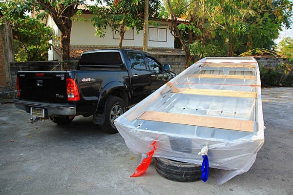 เรืออลูมิเนียมท้องแบน ท้องวี ราคาถูก จากโรงงาน
