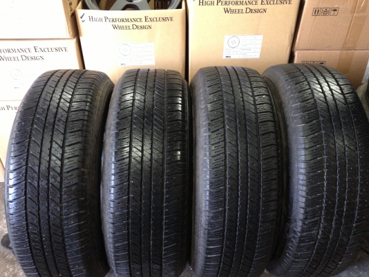 ล้อ เฟอร์จูนเนอร์ ขอบ17" เดิม พร้อมยาง 265-65-17 บริสโตน สวยๆ