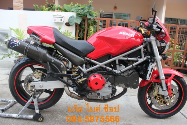 บรีส ไบค์ ช็อป ลำลูกกา ขาย DUCATI MONSTER S4 หัวฉีด 916cc ปี2002