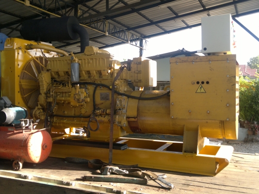 ขายเครื่องปั่นไฟ Caterpillar 3406 เซตนอก 200 KVA. ใช้งาน 100\%