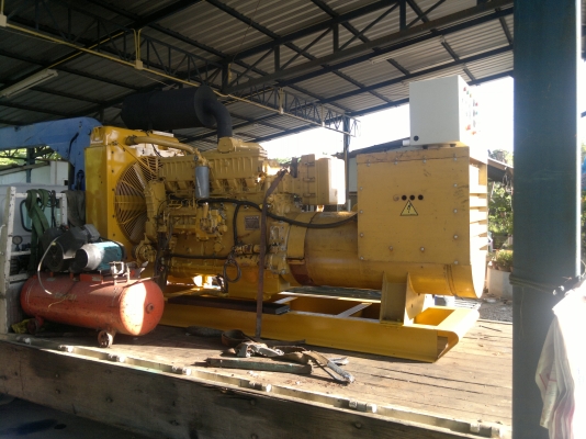 ขายเครื่องปั่นไฟ Caterpillar 3406 เซตนอก 200 KVA. ใช้งาน 100\%