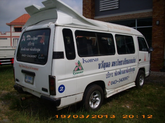 ขายรถตู้ ISUZU BUDDY 1994 มือเดียวใช้ น้อย VIP 7ที่นั่ง ปกติรับเฉพาะแขกโรงแรม-สนาบิน เอกสารพร้อมโอนพร้อมใช้