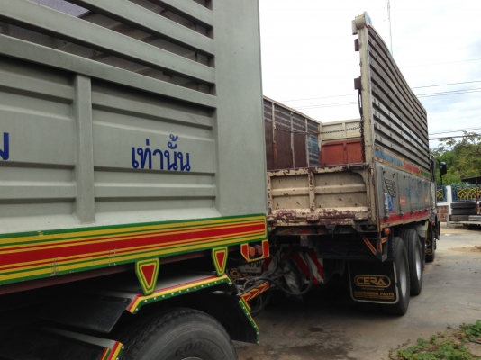 ขาย12ล้อพ่วง เครื่องP11C ลูกสามคาน ดั๊มแม่ลูก