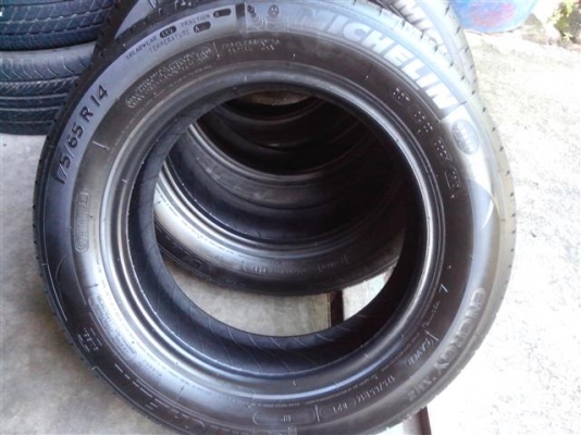ยาง michelin XM2 175 65 14 ถอดป้ายแดง2013