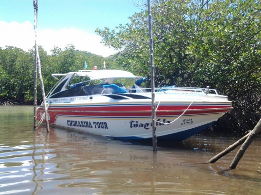 ขายเรือเร็ว 25 ฟุต เครื่องยามาฮ่า 200 แรง สภาพพร้อมใช้ ลดแล้ว 190000 บาท