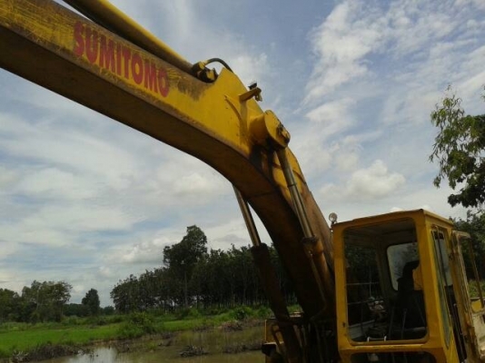 ขายด่วน แบคโฮ SUMITOMO 120 เครื่อง 6D15 เครื่องดี ปั้มแรงดี เอวแน่น บู้ชไม่แตก โซ่พอใช้ พร้อมใช้งานเลย