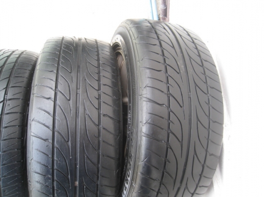 ขายล้อแม็กใหม่ W work emotion สีน้ำตาลยิงทราย  15"x6.5" et38 4รู 100 +ยาง \% ล้อไม่เคยใช้งานครับ  (081-3747940)