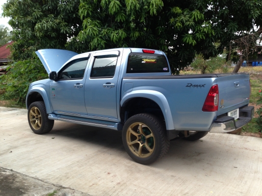 ขายรถกระบะ ISUZU D-MAX HILANDER 2.5  4 ประตู สีฟ้า ปี 2007