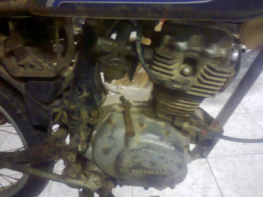 ขายแล้ว  honda jx 110  มีทบ ไม่มีชุดโอน ขาดต่อ ขับยังไม่ได้6500