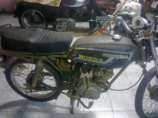 ขายแล้ว  honda jx 110  มีทบ ไม่มีชุดโอน ขาดต่อ ขับยังไม่ได้6500