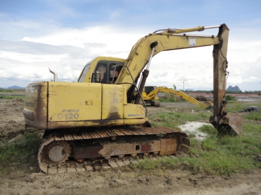 KOMATSU PC120-6 เครื่องเดิม ปั้มแรง เอกสารอินวอยล์ รถใช้งานอยู่