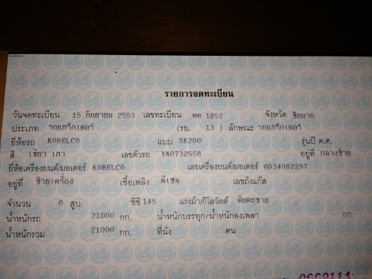 ขาย KOBELCO SK 200-6 สภาพสวย พร้อมใช้งาน สนใจติดต่อ 081-4283210
