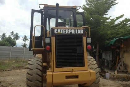 รถตักล้อยาง CAT918F  รถเก่านอก 6 เดือนยาง90\%