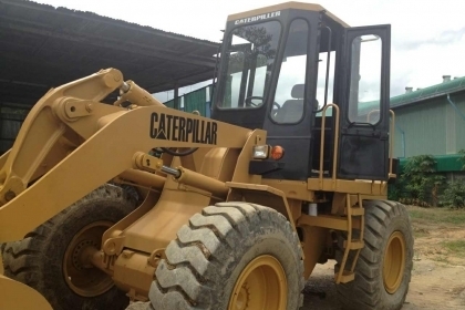 รถตักล้อยาง CAT918F  รถเก่านอก 6 เดือนยาง90\%